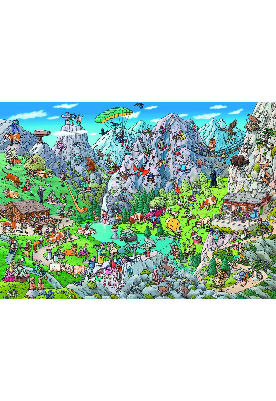Puzzle Heye 1000 - Alpine Fun-1
