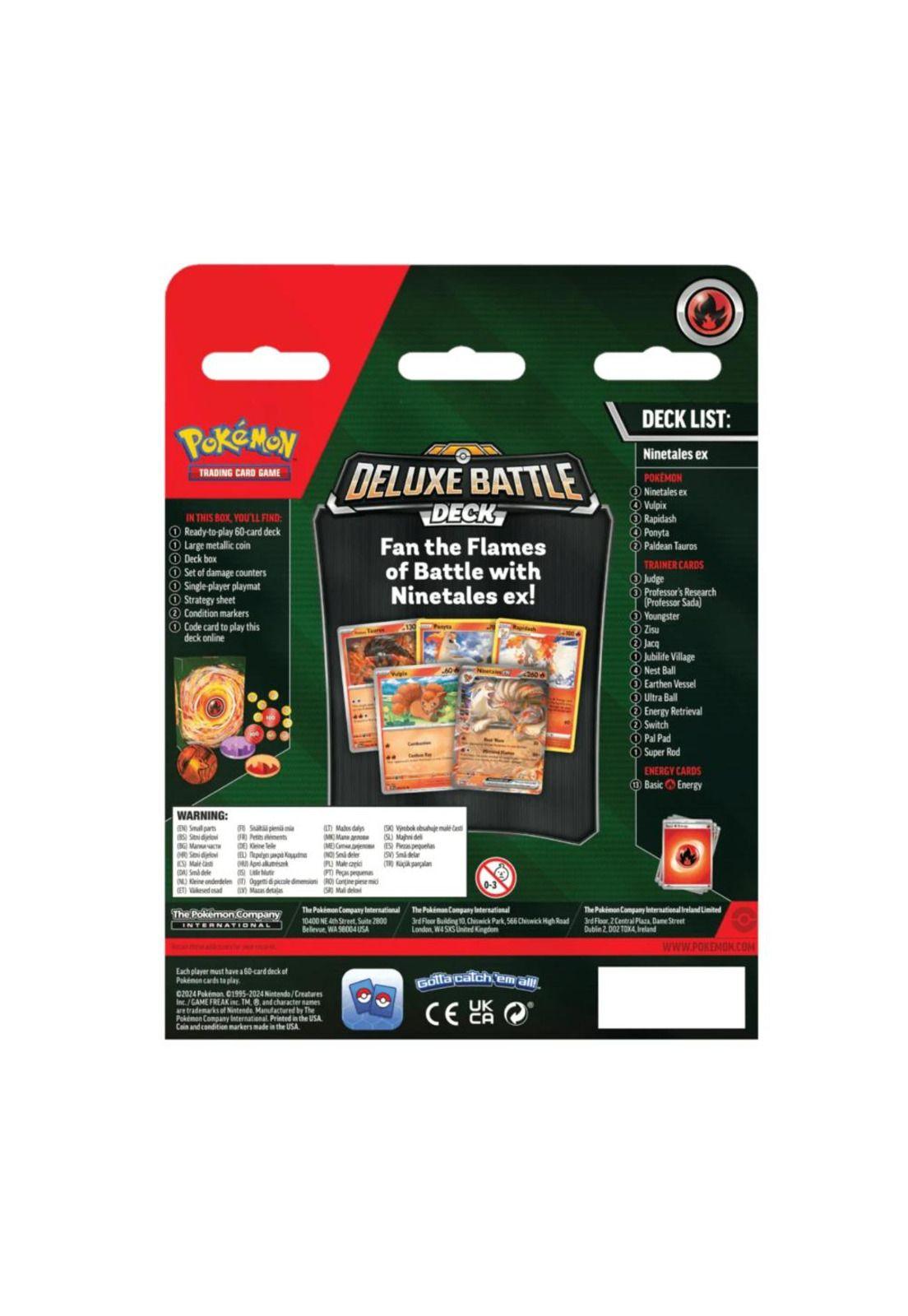 Pokemon Ninetales ex Deluxe Battle Deck Español-1