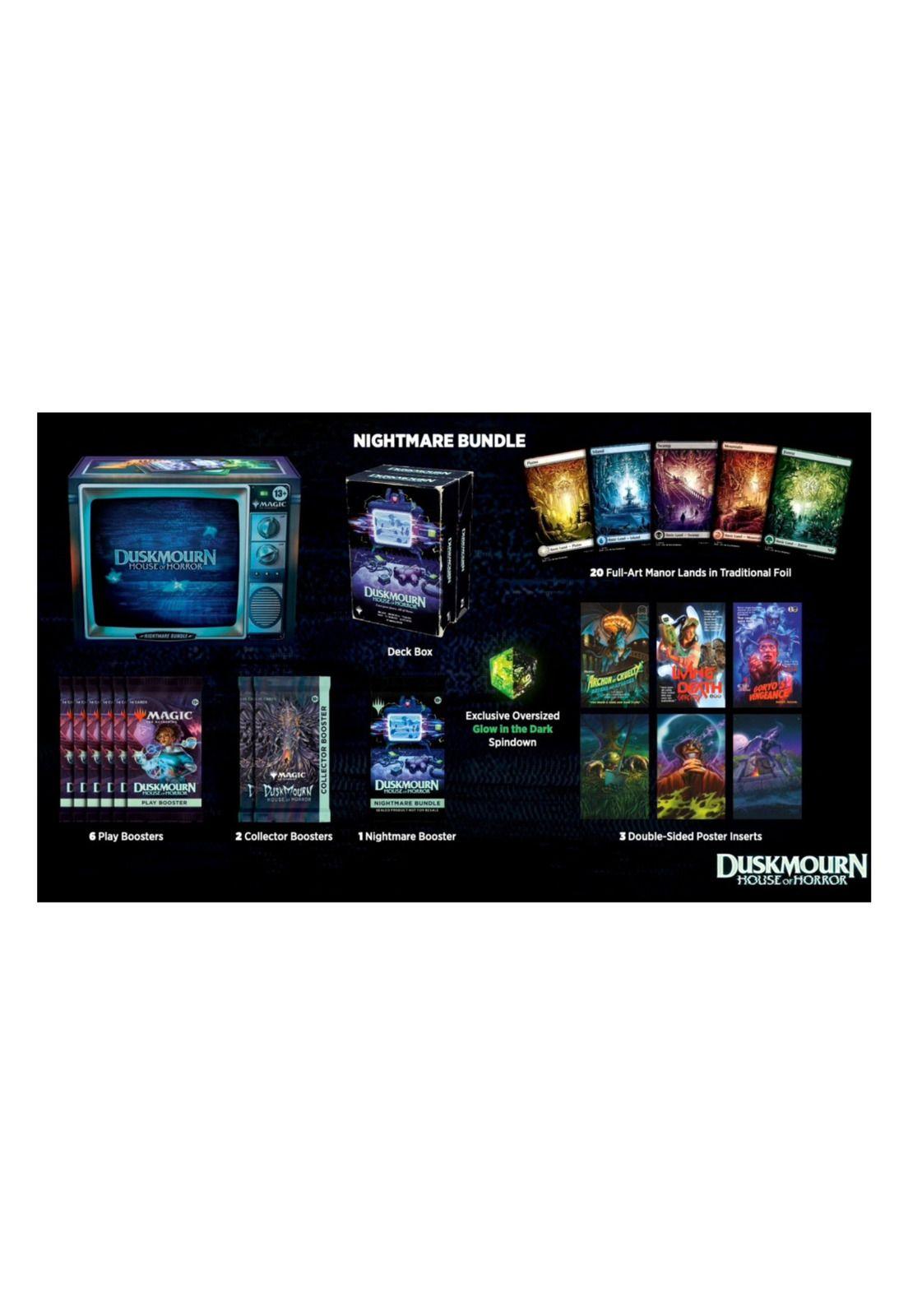Magic Duskmourn: House of Horrors - Nightmare Bundle Inglés-2