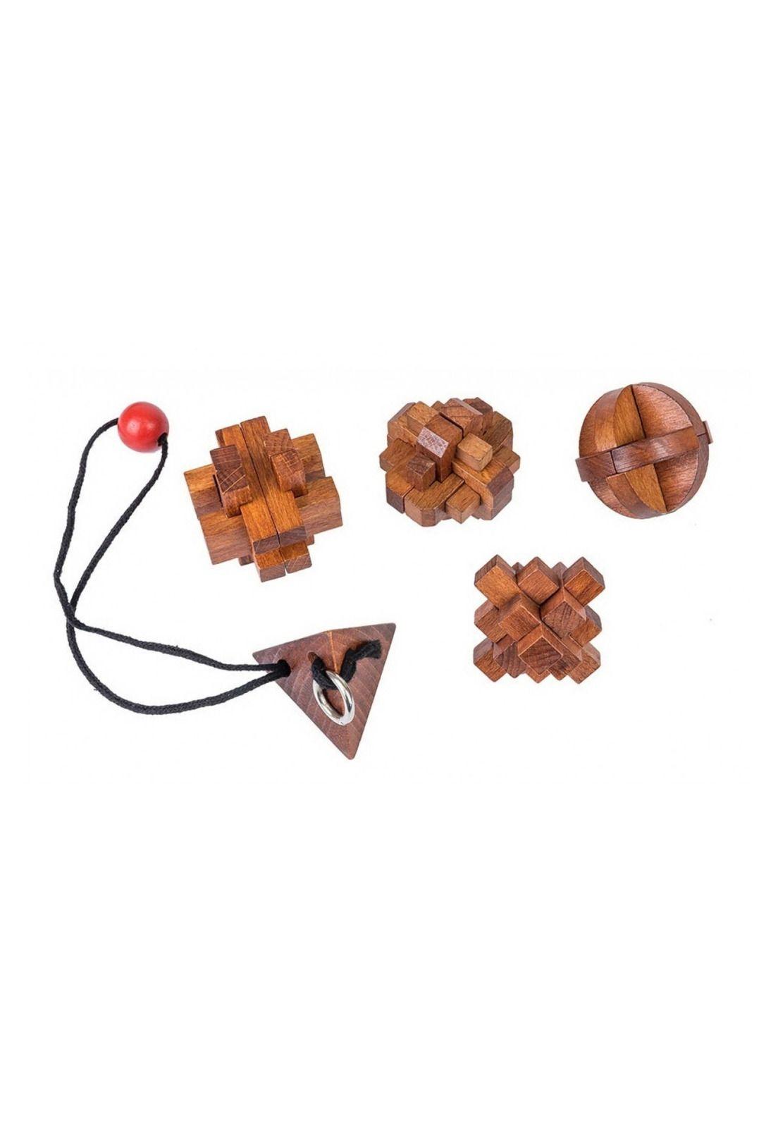Set de 5 Puzzles Mujeres - Great Minds Compendium Madera-1