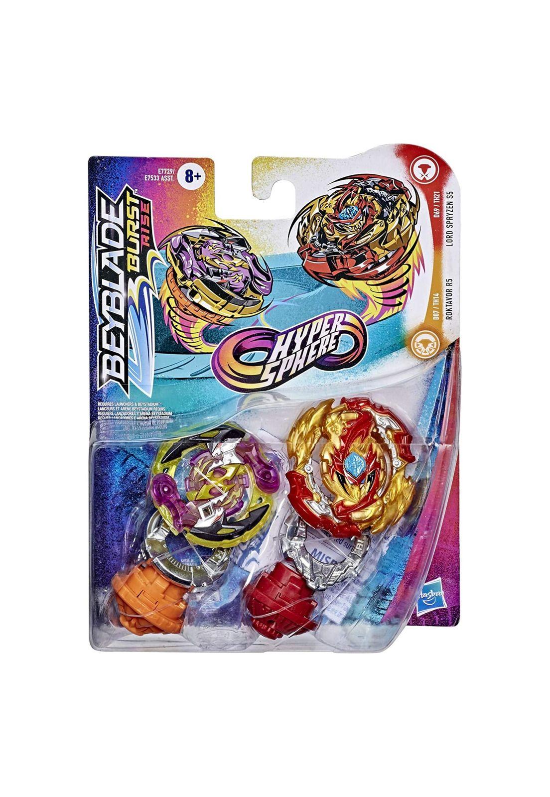 Beyblade Hypersphere Roktavor R5 y Lord Spryzen S5-0