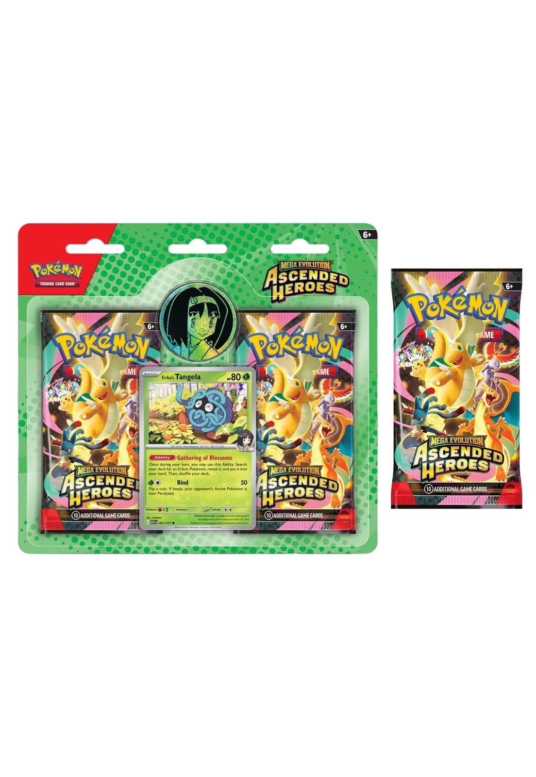 Pokémon Mega Evolution Ascended Heroes Erika Blister Collection Español-2