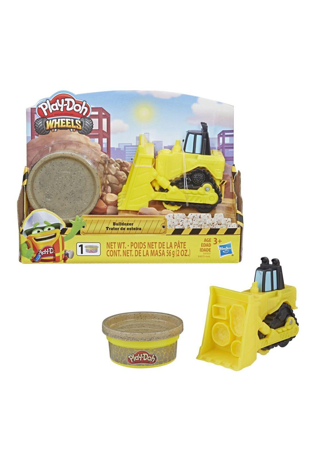 Play Doh Wheels Retroexcavadora Amarilla-2