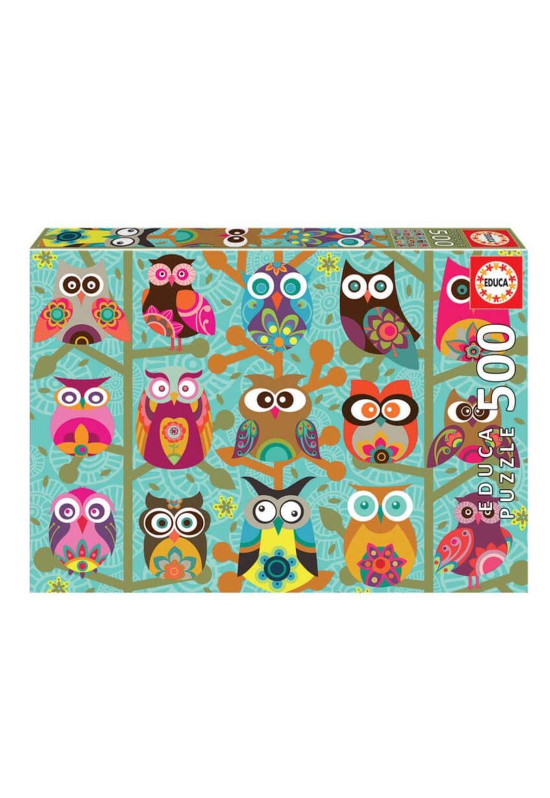 Puzzle Rompecabezas 500 piezas Buhos Educa-0