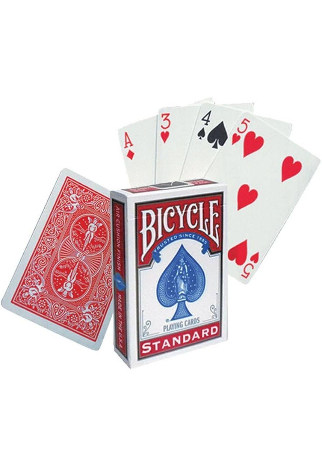 Naipe Bicycle 808 Standard Rojo-2