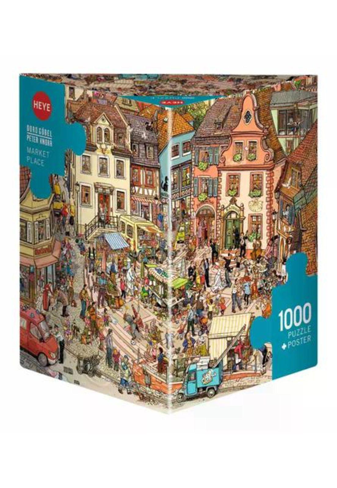 Puzzle Heye 1000 - Market Place-1