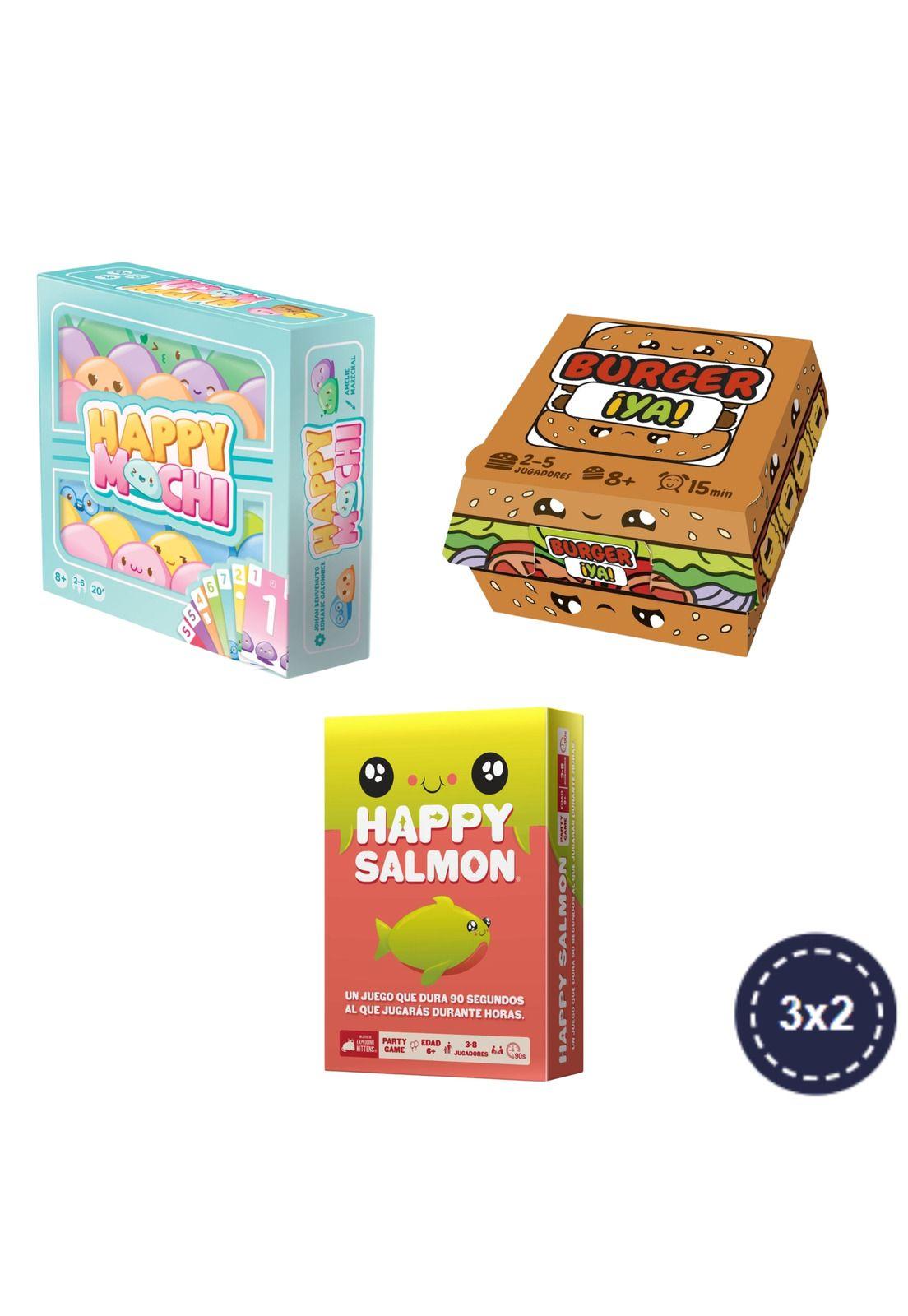 Pack - Happy Mochi + Burger Ya + Happy Salmon-0