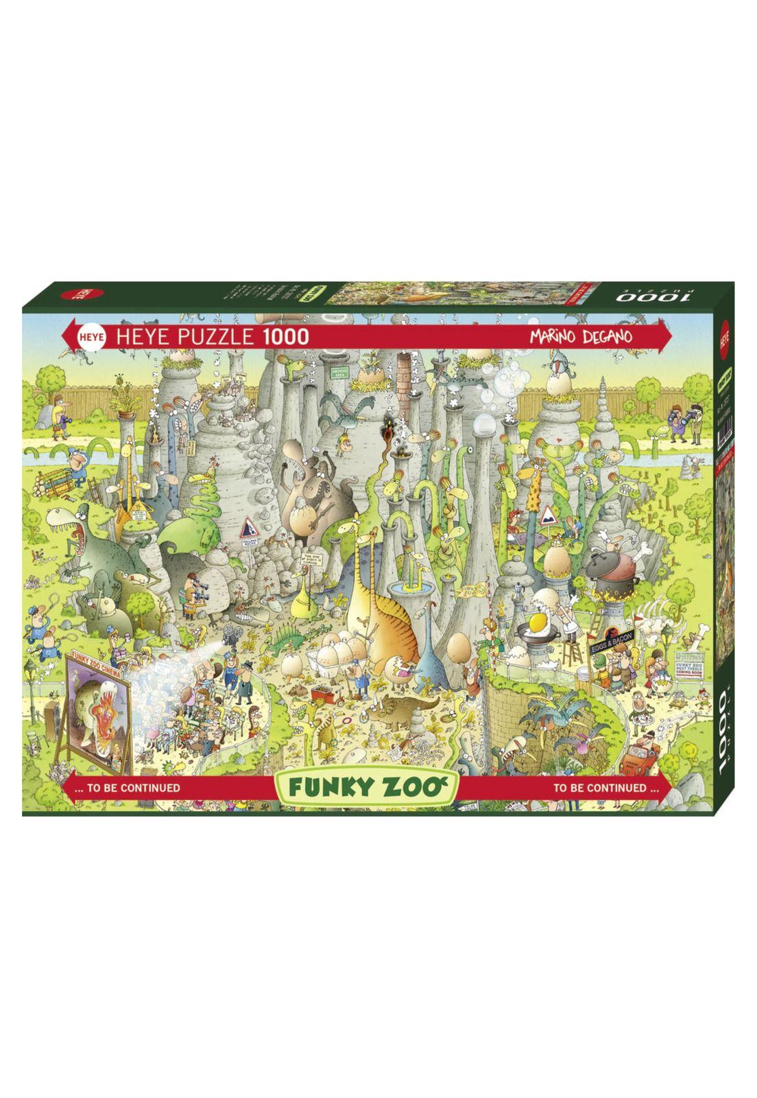 Puzzle Rompecabezas Heye 1000 Piezas - Jurassic Habitat, Marino Degano-0