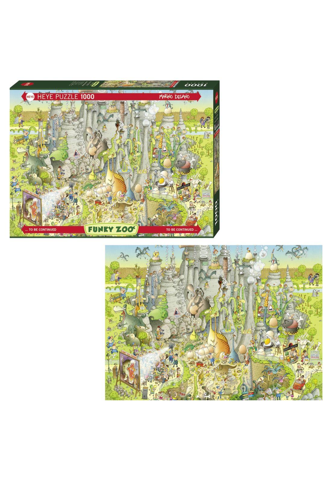 Puzzle Rompecabezas Heye 1000 Piezas - Jurassic Habitat, Marino Degano-2