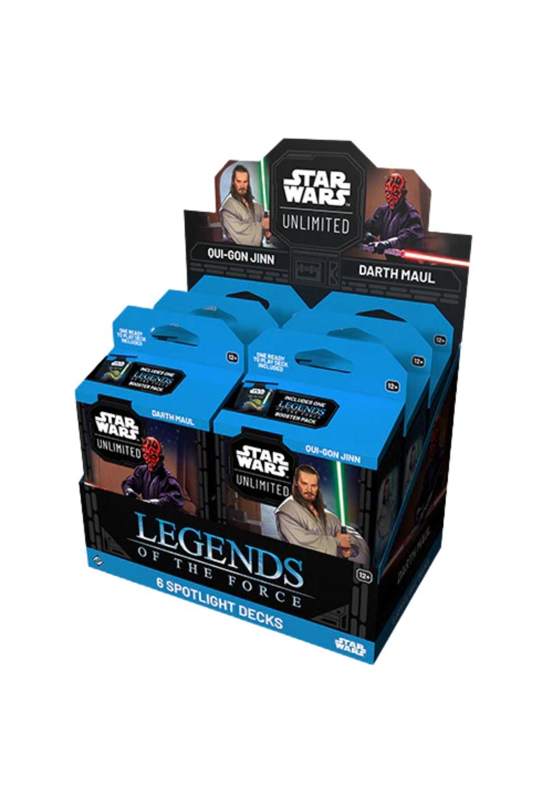 Star Wars Unlimited Legends of the Force Spotlight Darth Maul Deck Inglés-2