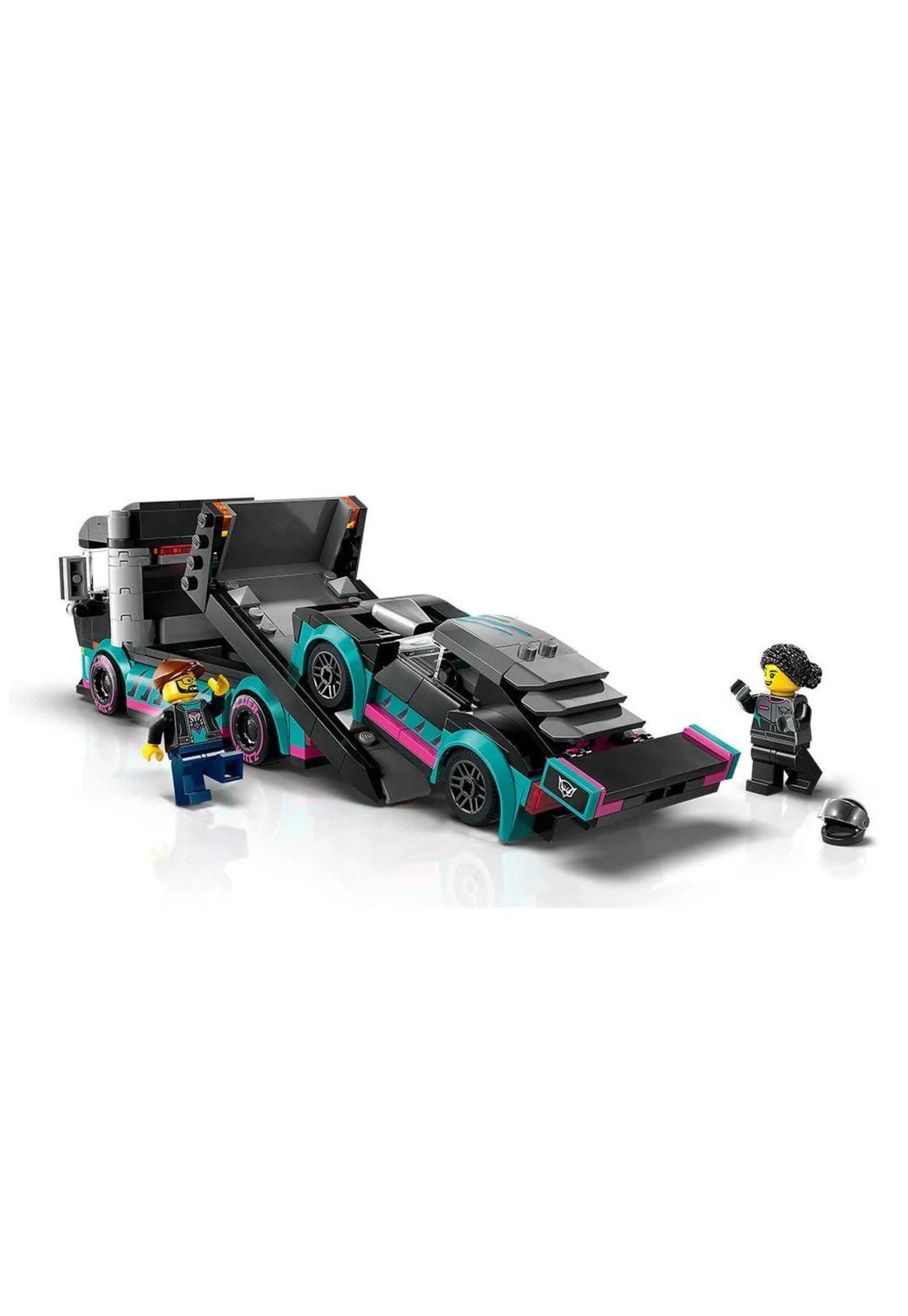 Lego City Auto de Carreras y Camión de Transporte (60406)-3