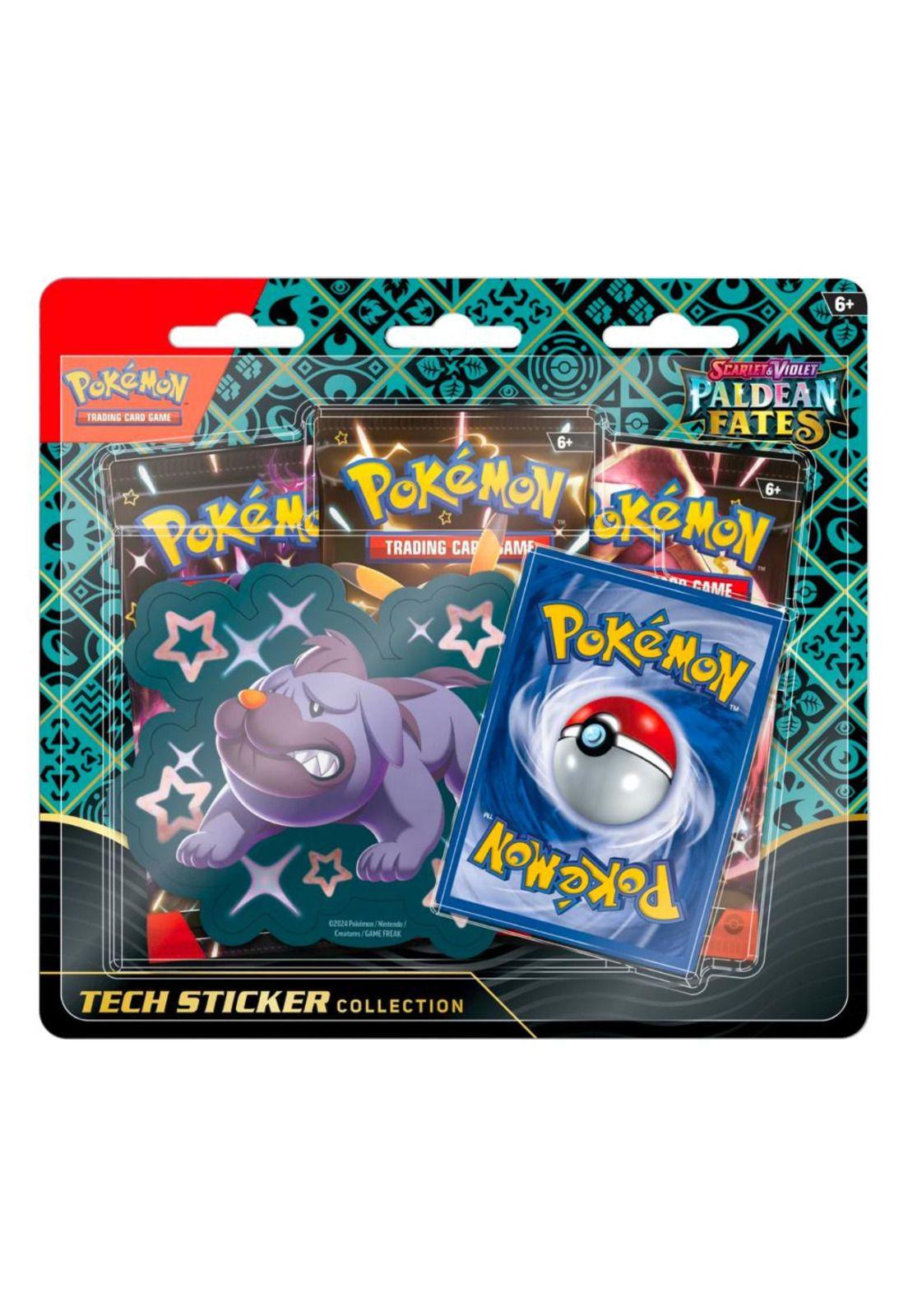 Pokémon Paldean Fates Tech Sticker Box Maschiff Español-0