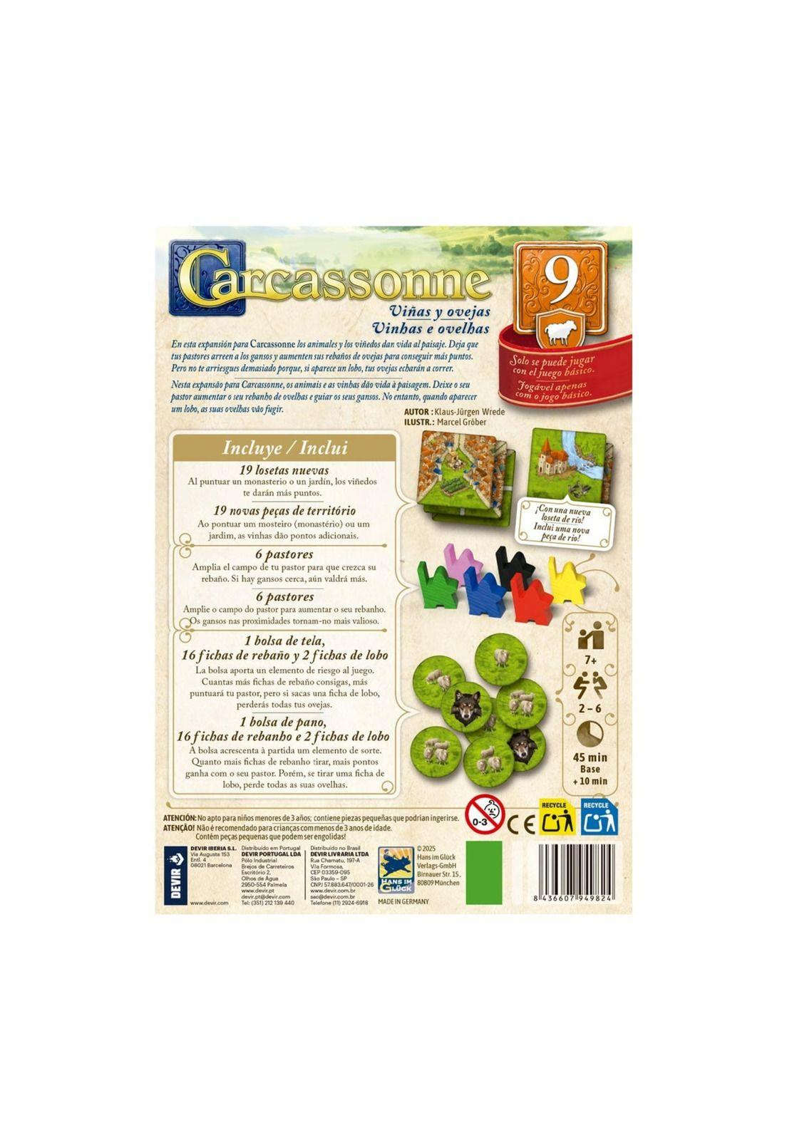 Carcassonne: Viñas y Ovejas-2