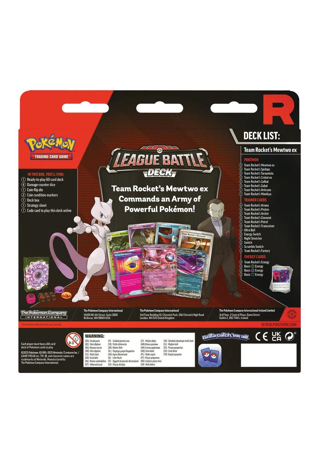 Pokémon Team Rocket's Mewtwo ex League Battle Deck Español-2