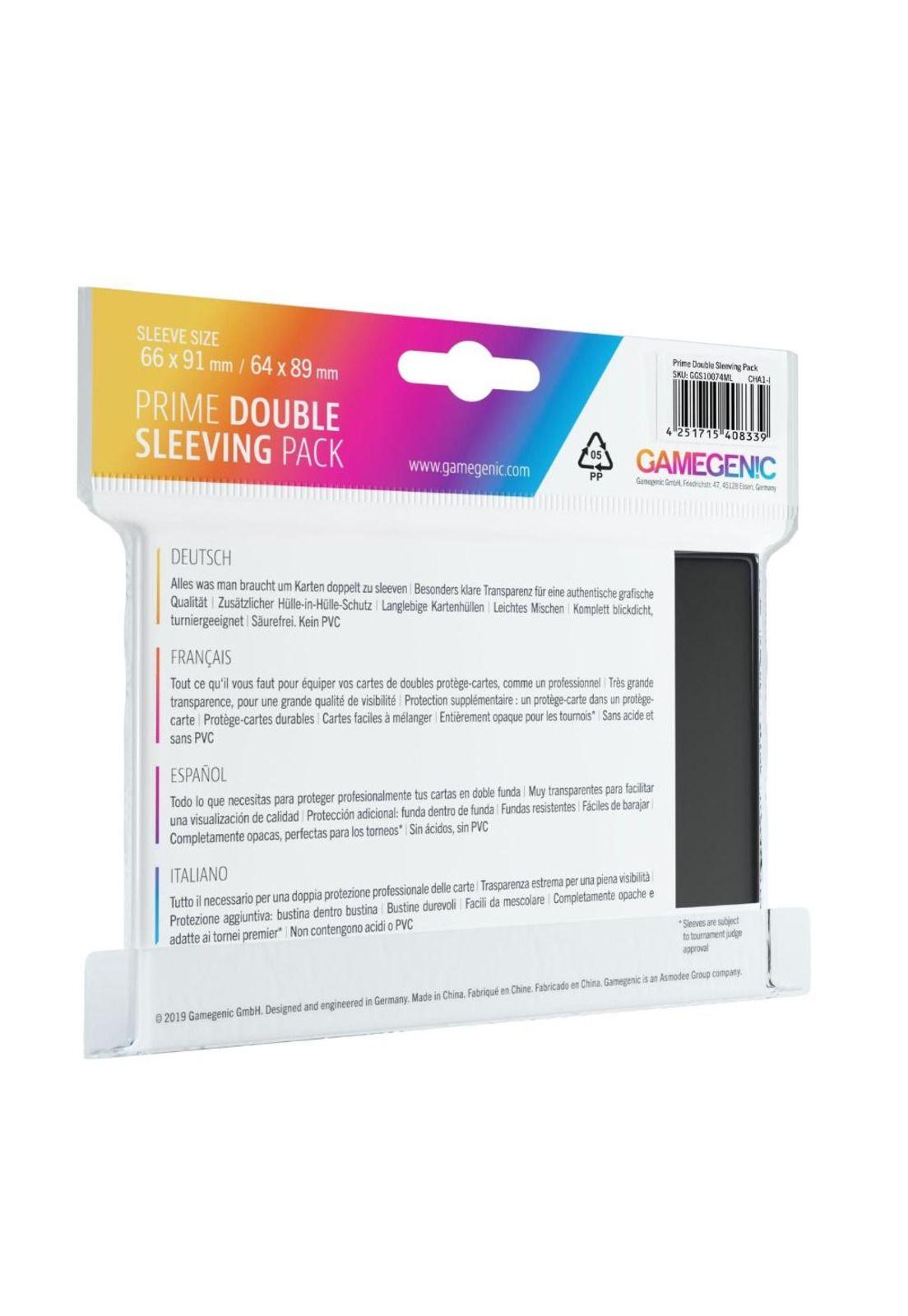 Fundas Prime Double Sleeving 80 Gamegenic 66 x 91-1