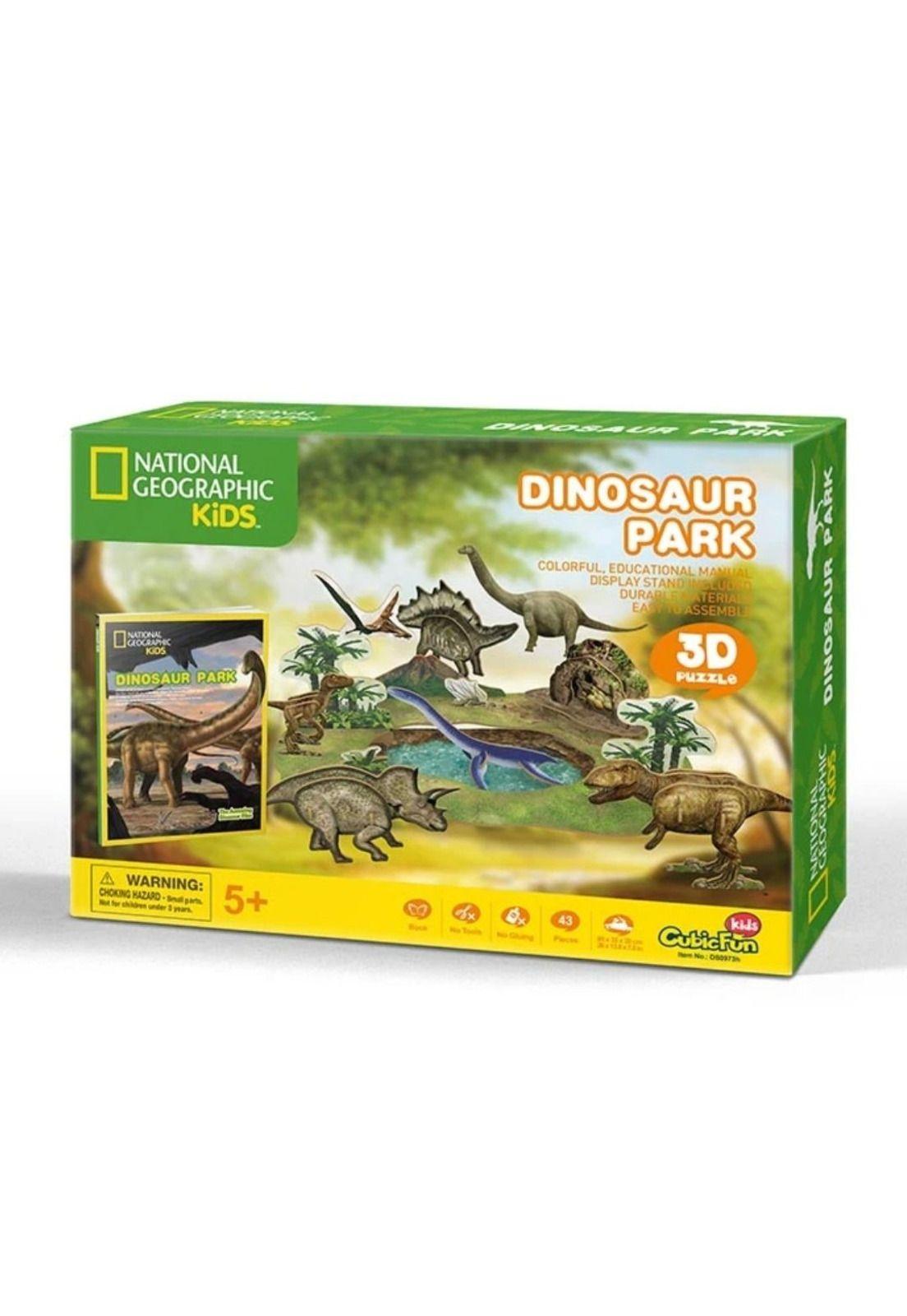Puzzle 3D Dinosaurio NatGeo-0