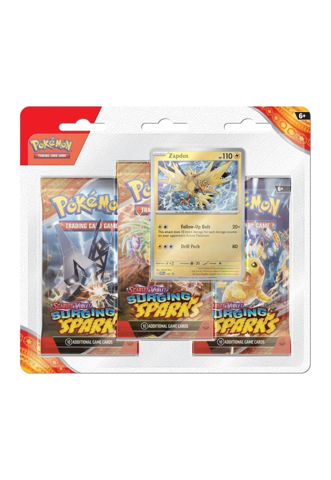 Pokémon Surging Sparks Zapdos Blister Inglés-0