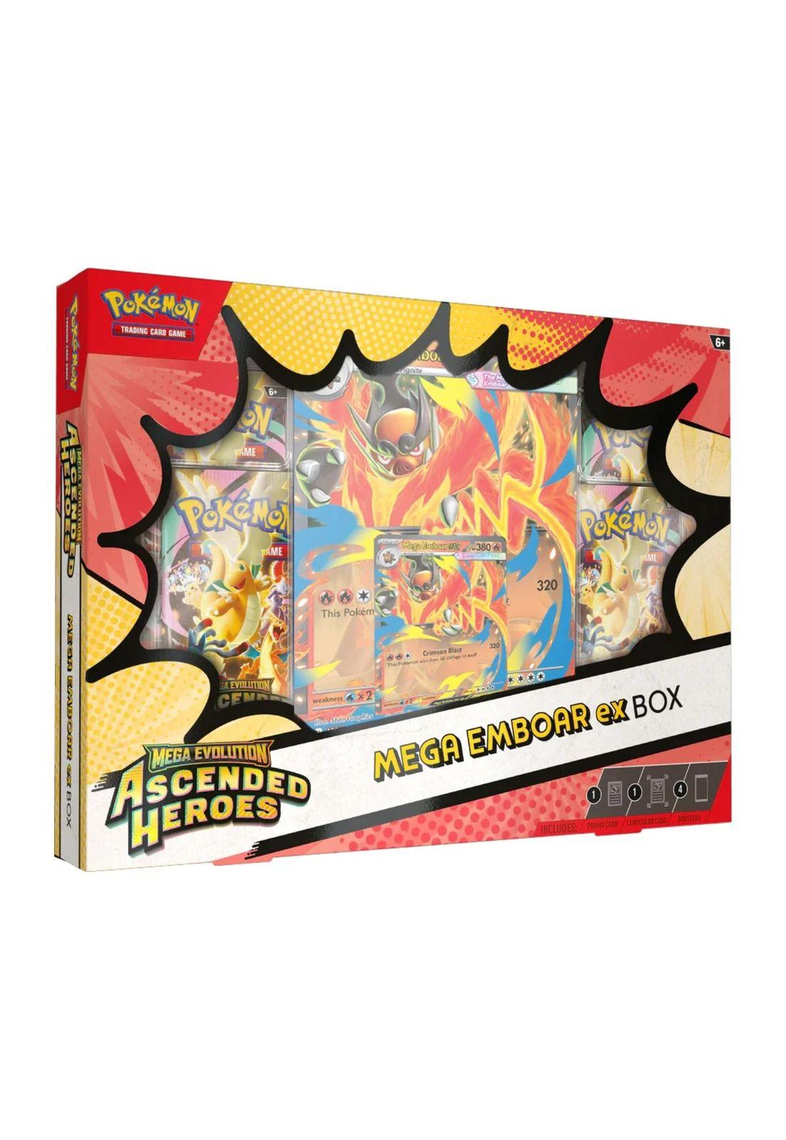 Pokémon Mega Emboar ex Box Inglés-0