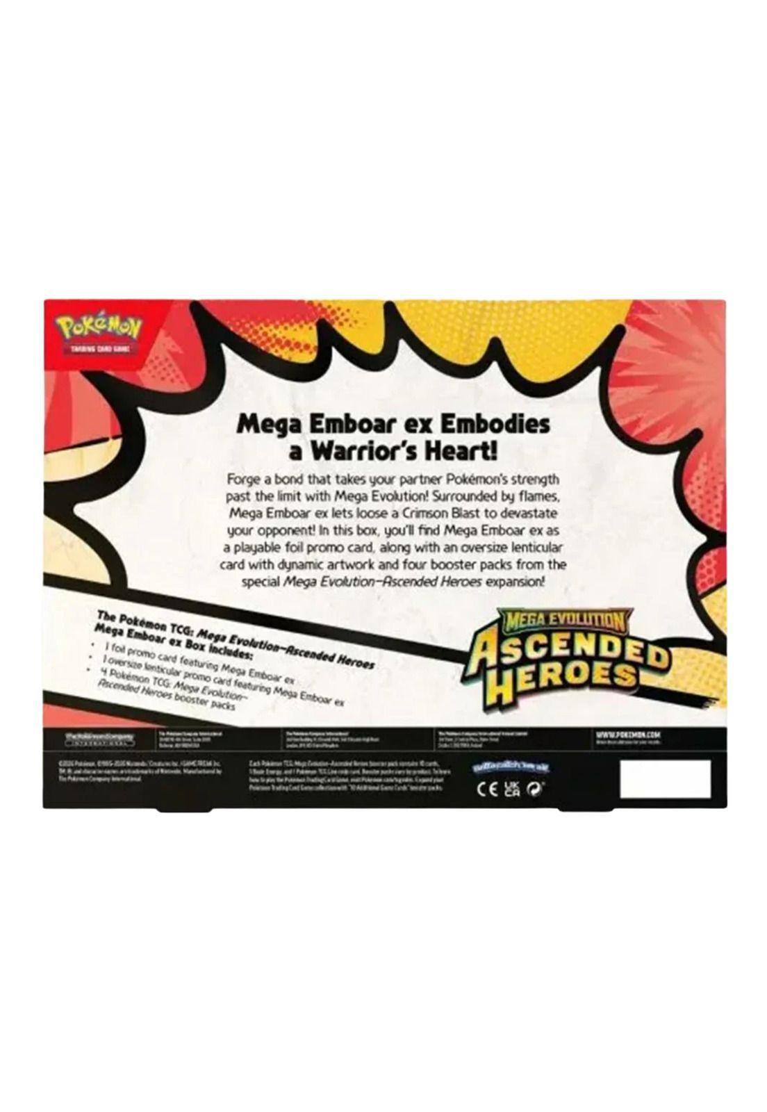 Pokémon Mega Emboar ex Box Inglés-3