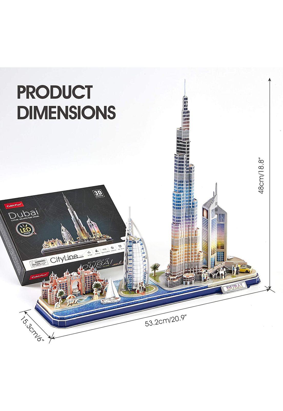 Dubai Puzzle 3D Led-3