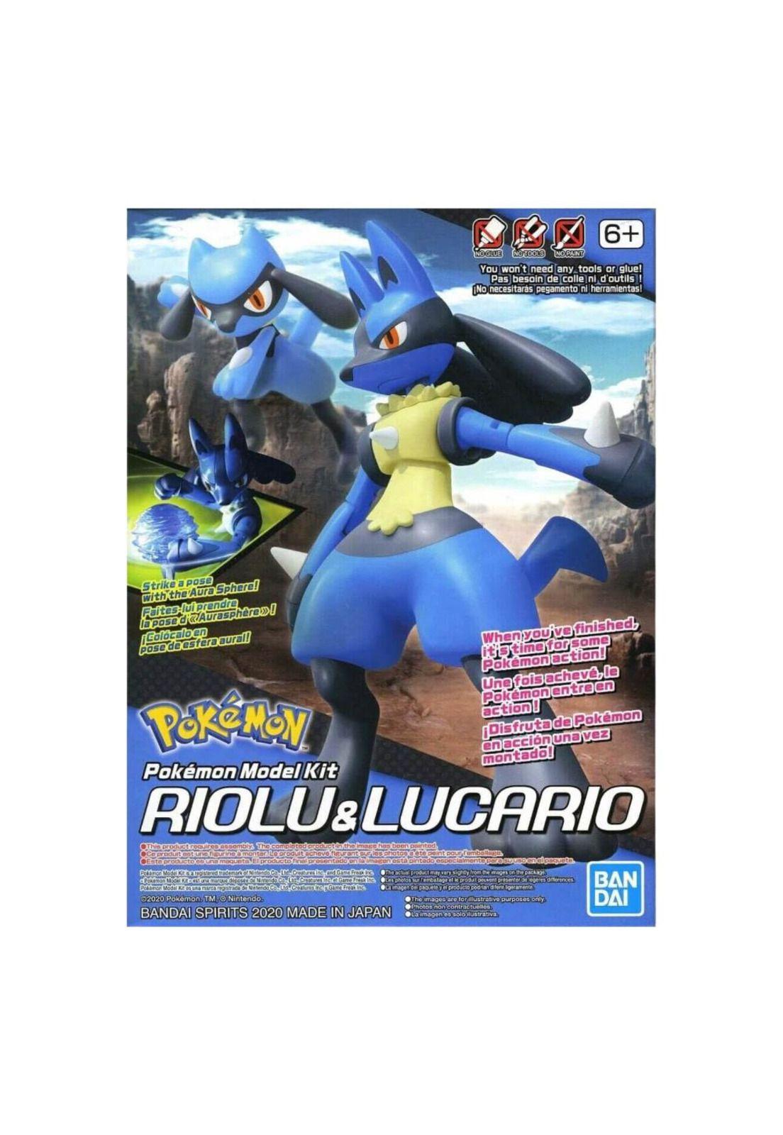 Pokémon Model Kit Riolu & Lucario-0