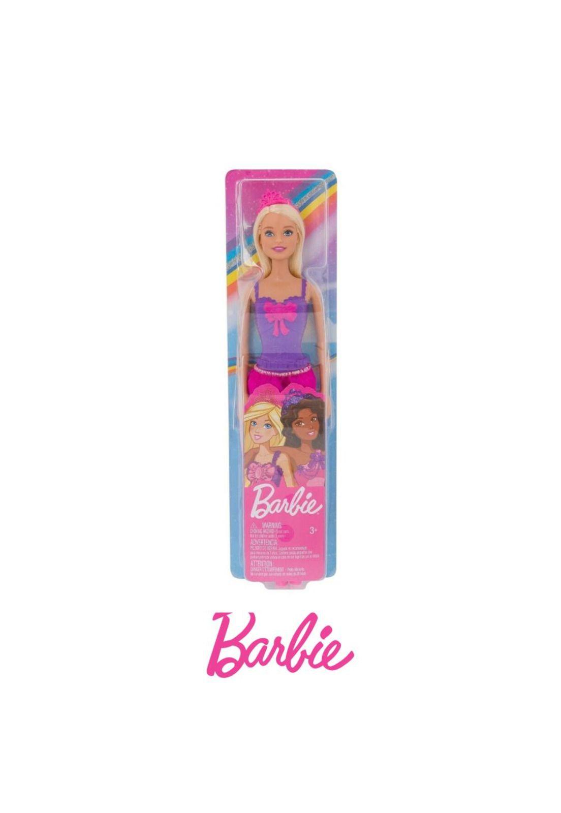 Barbie Muñeca Princesa Basica Rubia-0