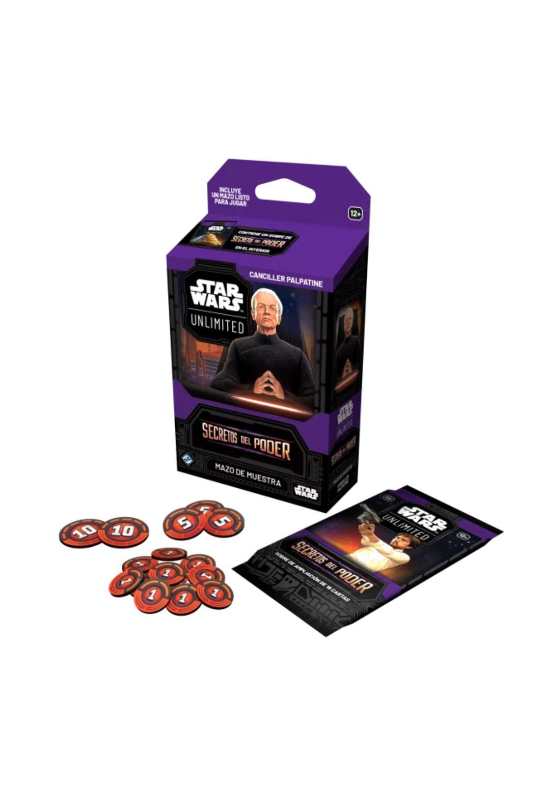 Star Wars Unlimited Secrets of Power Spotlight Canciller Palpatine Deck Español-2