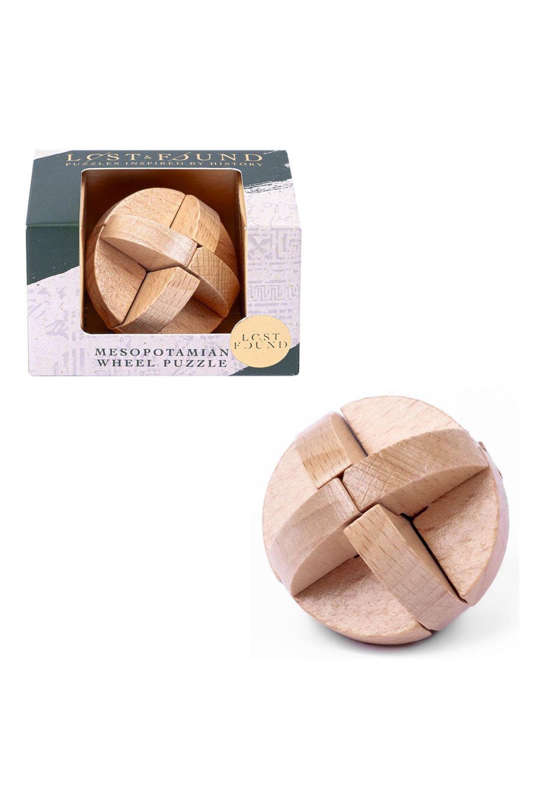 Mesopotamian Wheel Puzzle - Lost & Found Puzzle de Madera-2