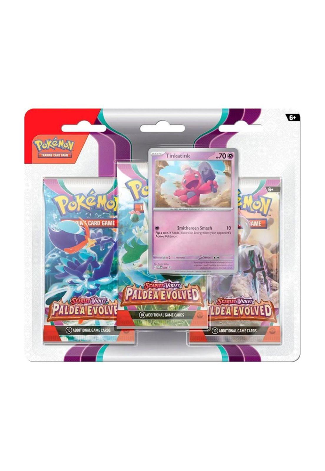 Pokémon Paldea Evolved Tinkatink Blister Pack Español-0