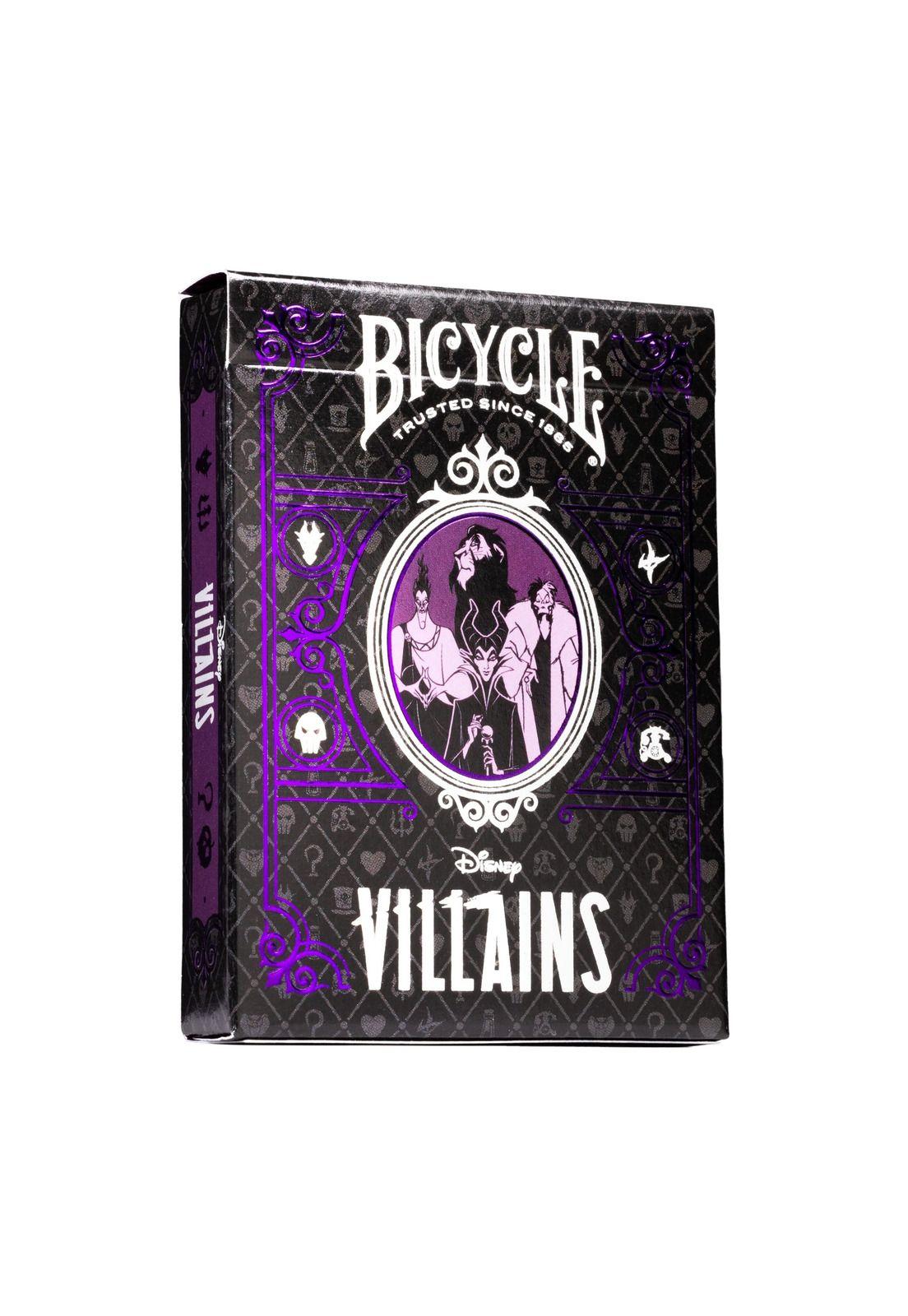 Naipe Bicycle Disney Villains Morado-0
