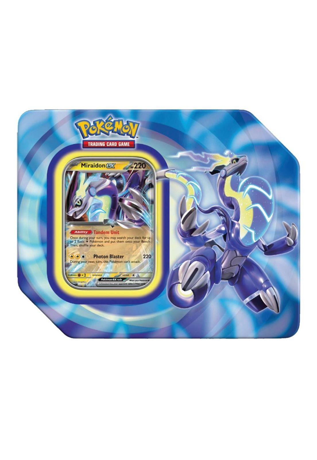 Pokémon Paldea Legends Miraidon Tin Inglés-0