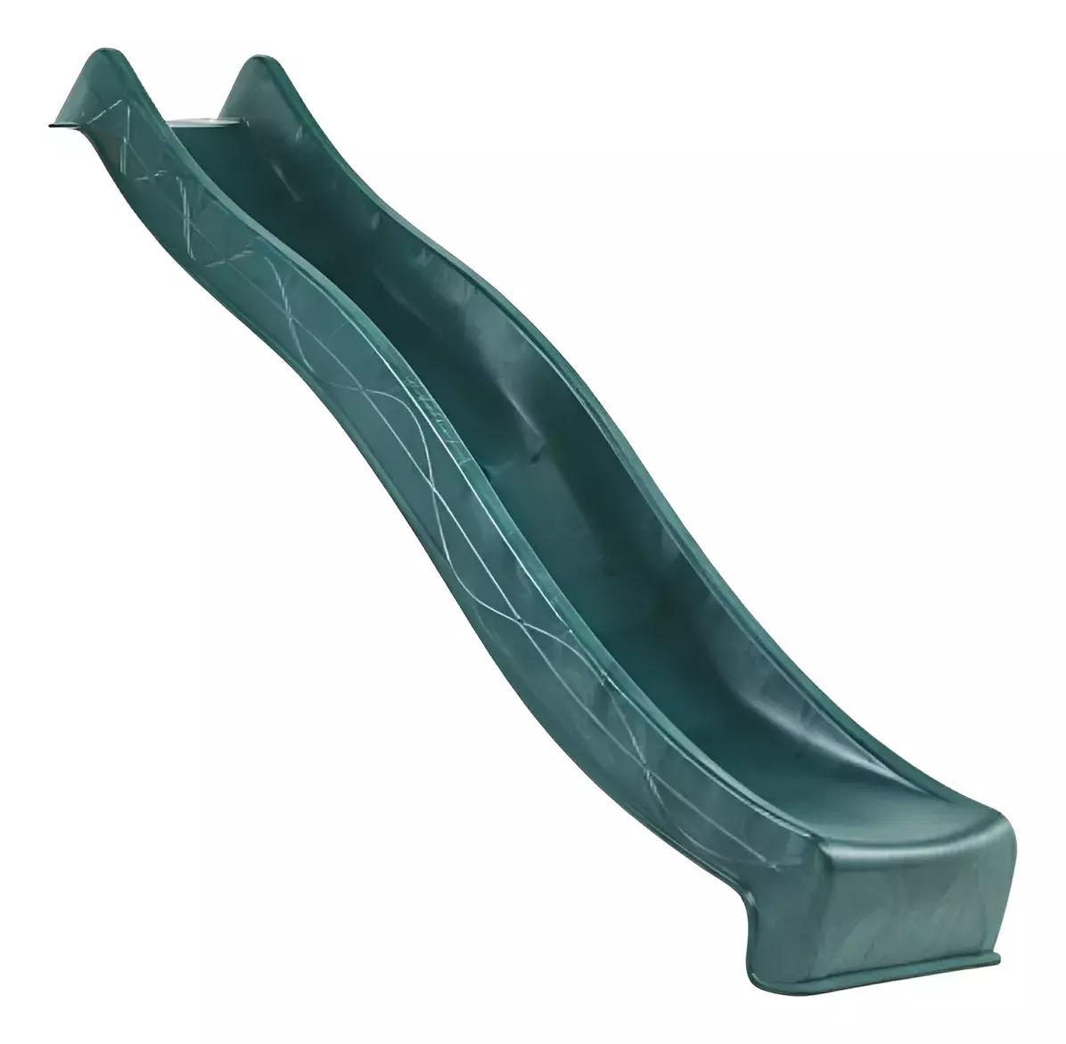 Resbalín Tobogán Conectable Con Manguera Plástico Hdpe Verde Patio Parque-0
