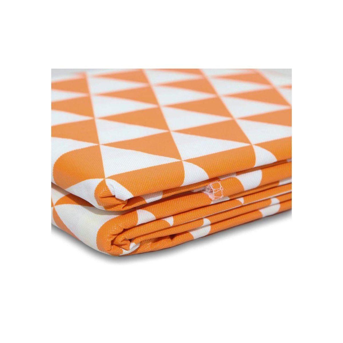 Mantel Peva Bicolor 160 Redondo 562 Naranjo Dib / K-0