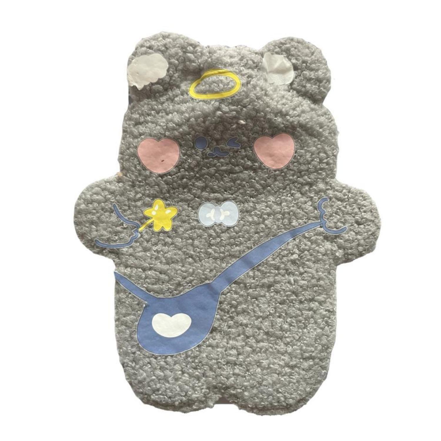 Guatero de agua caliente para manos con diseños de oso-0