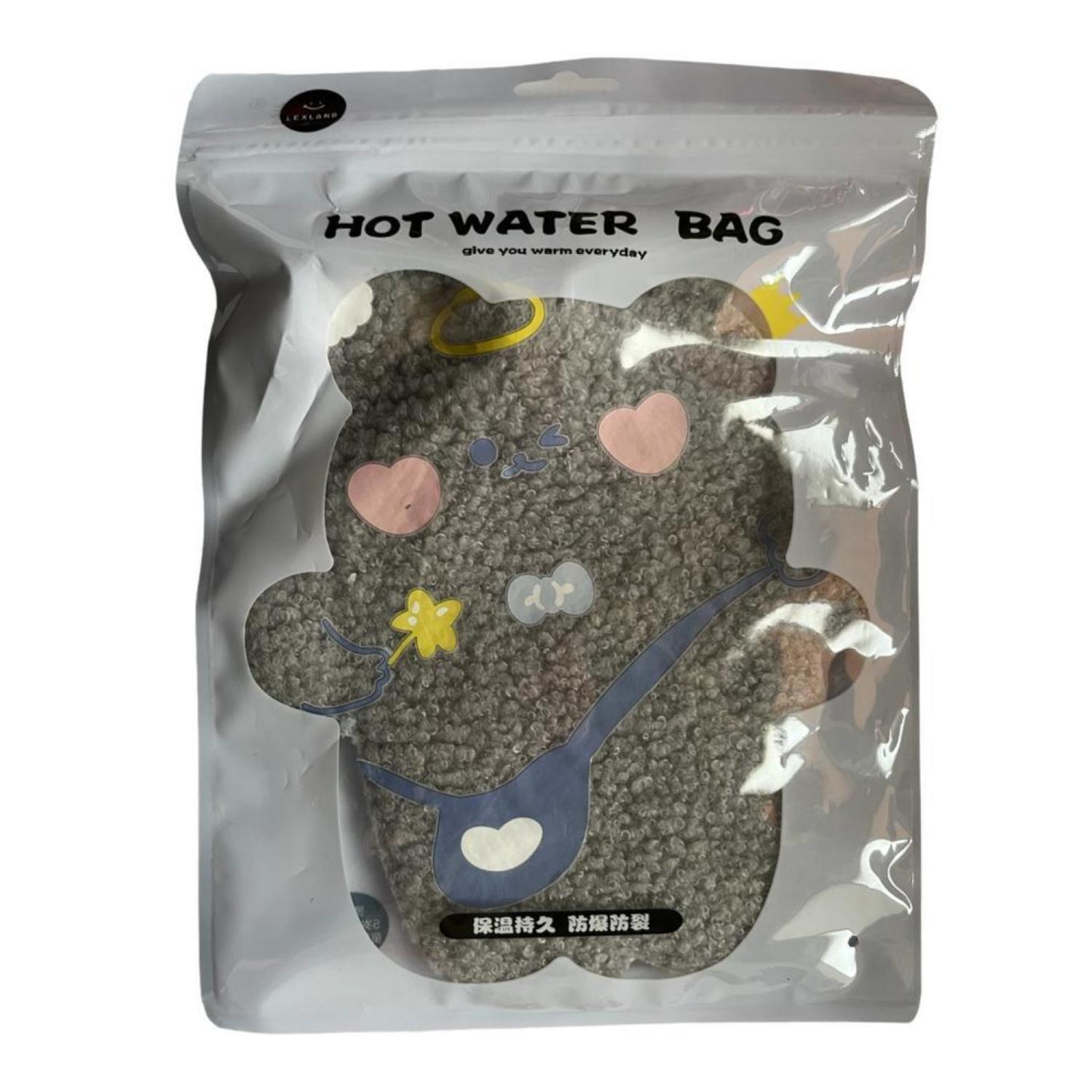 Guatero de agua caliente para manos con diseños de oso-1