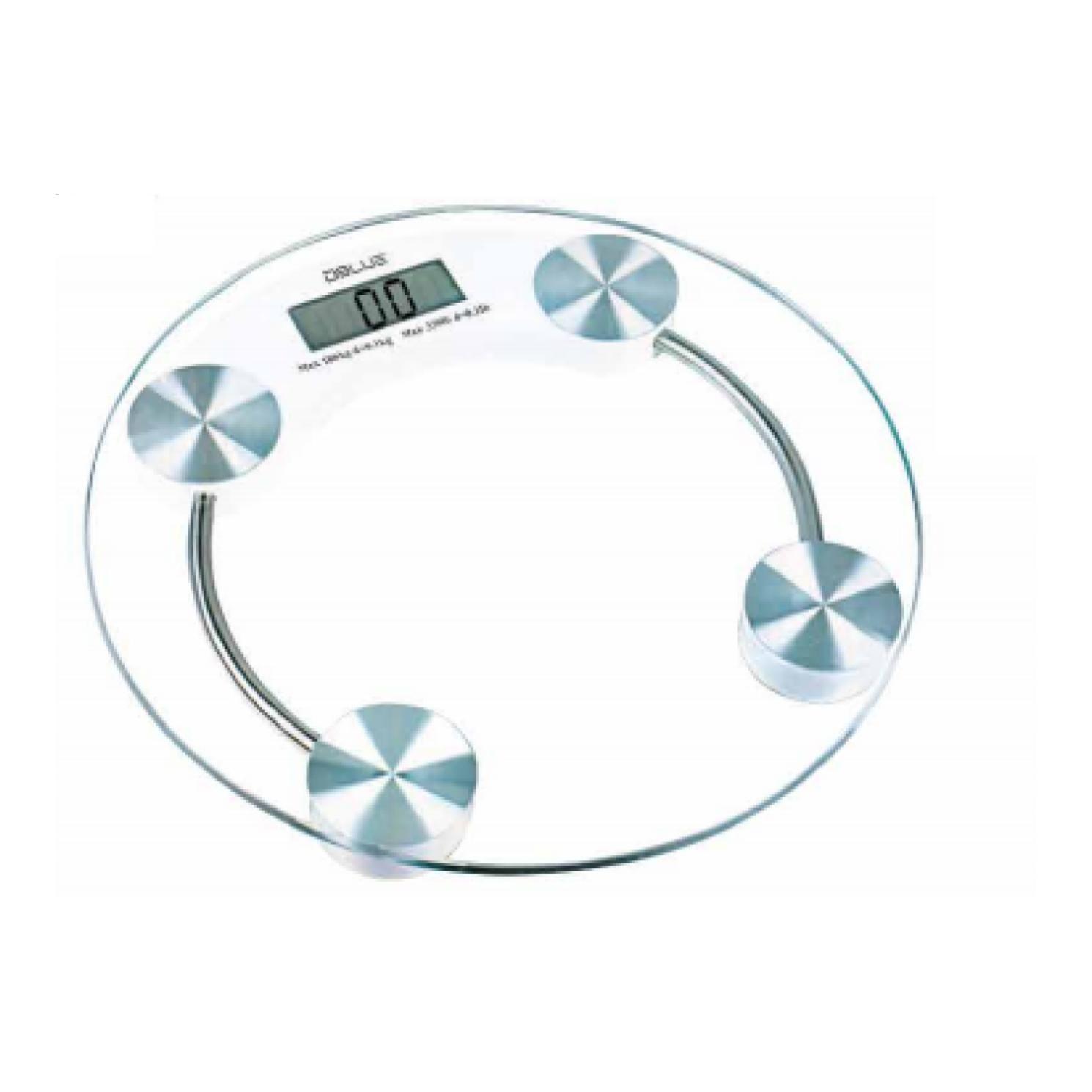 PESA BALANZA DE BAÑO PERSONAL CIRCULAR DE CRISTAL-0