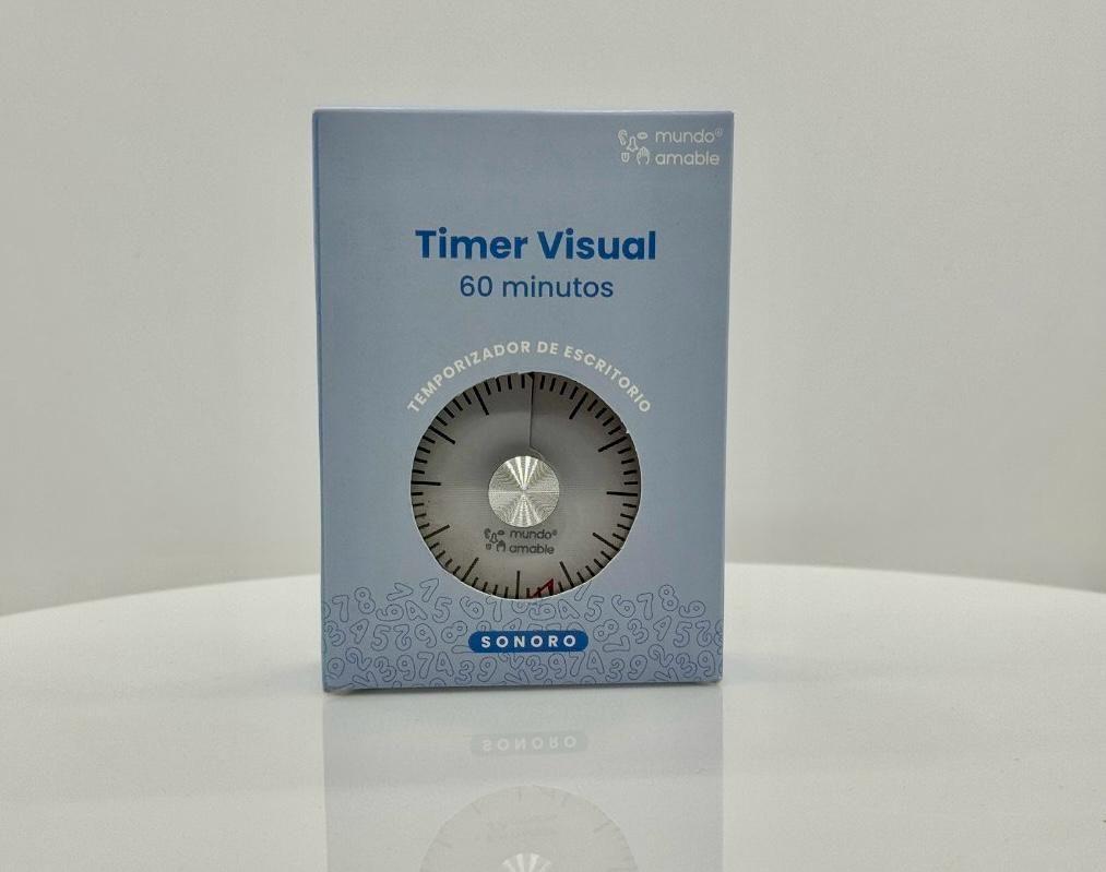Timer Visual temporizador 60 min escritorio mecánico sonoro-4