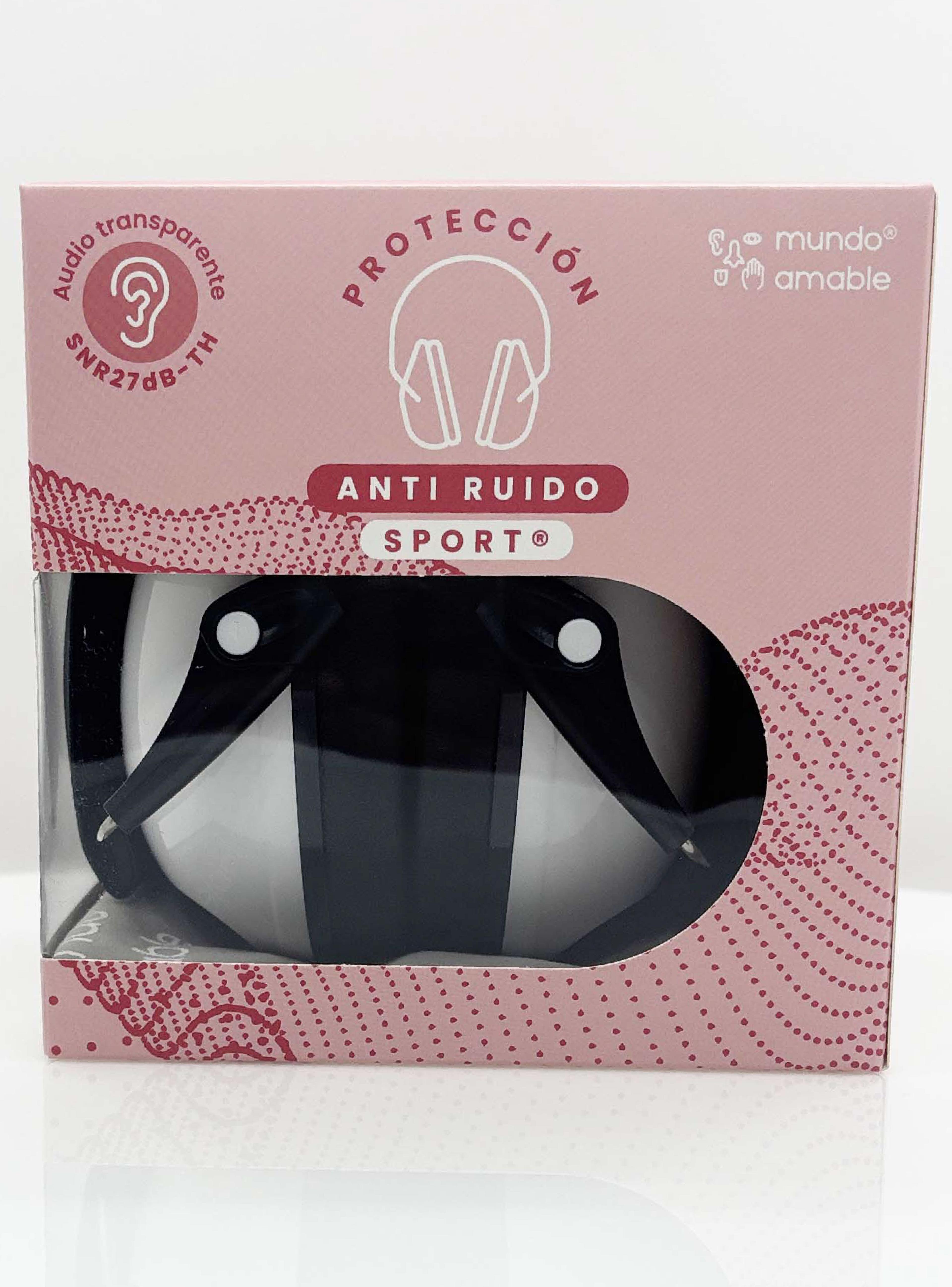 Audifono anti ruido Sport filtro TH de Escucha Transparente SNR27dB-TH Blanco-1