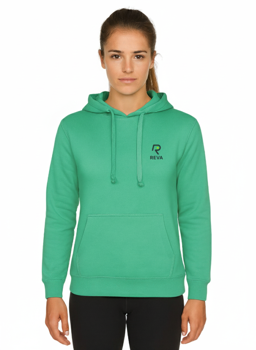 Polerón Deportivo con Capucha Mujer REVA Turquesa-0
