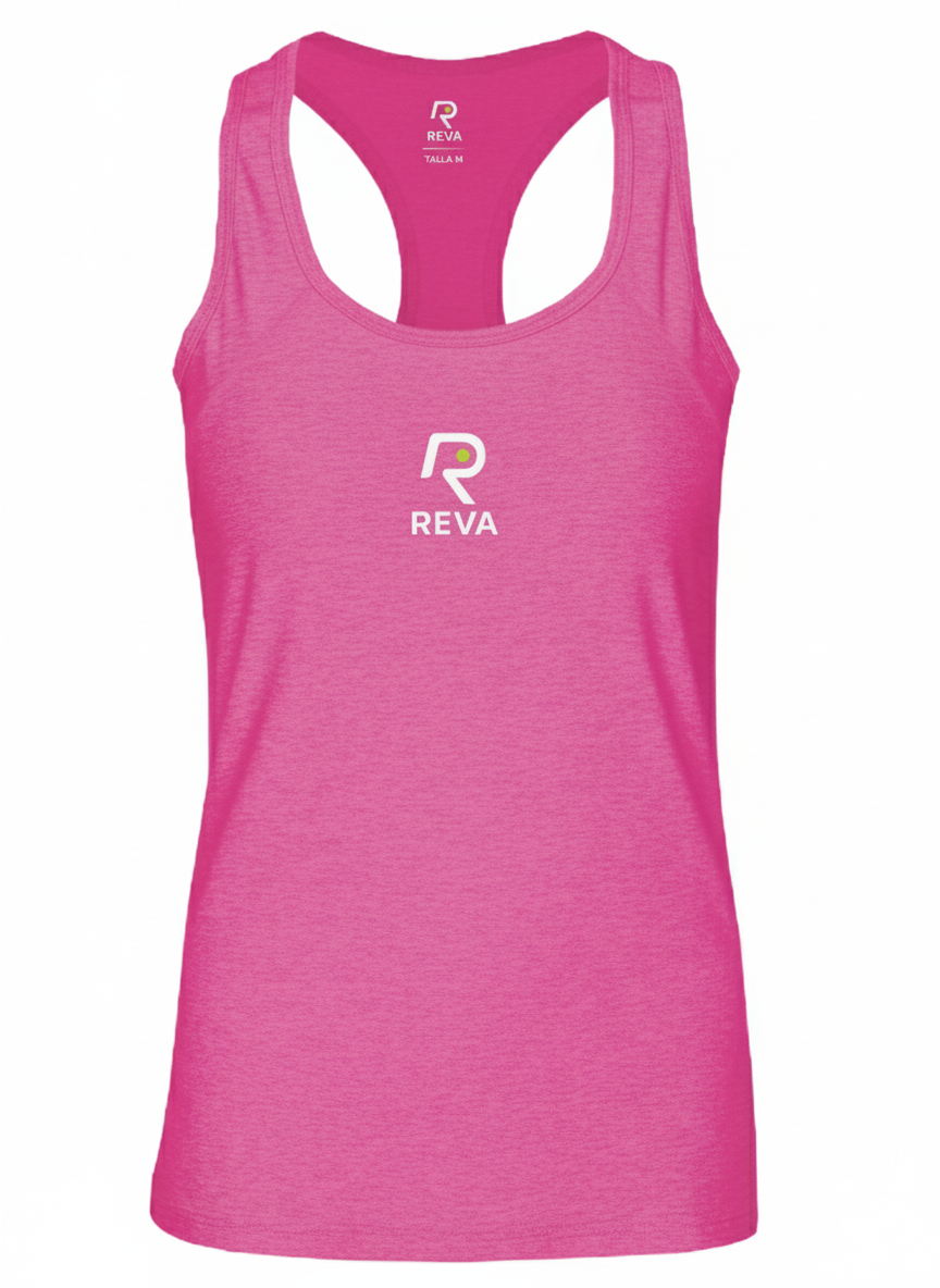 Polera Deportiva Dryfit Sin Mangas Mujer REVA Fucsia-0