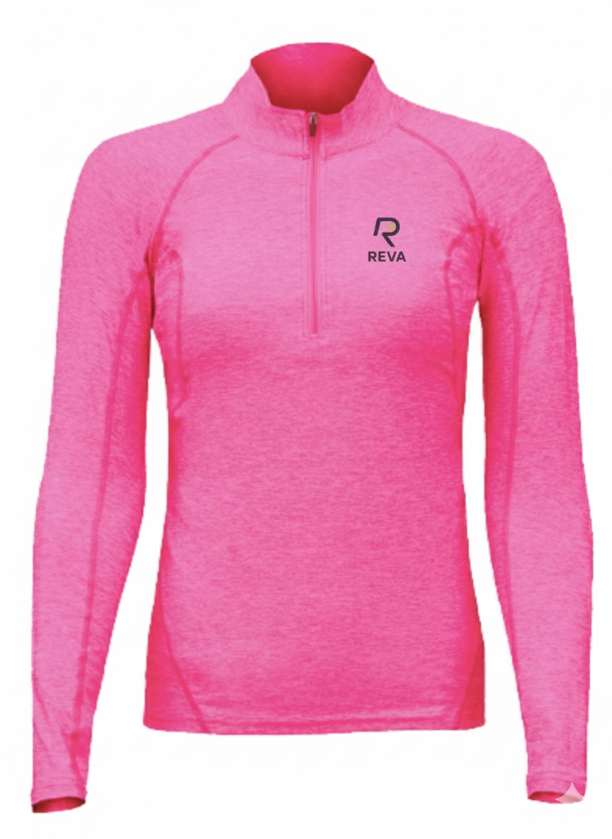 Polera Deportiva Dryfit Manga Larga Mujer REVA Fucsia-1