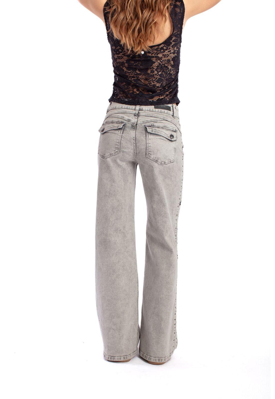 JEANS LULÚ WIDE PIEZA COSTADO BORDADO GRIS EFESIS-3