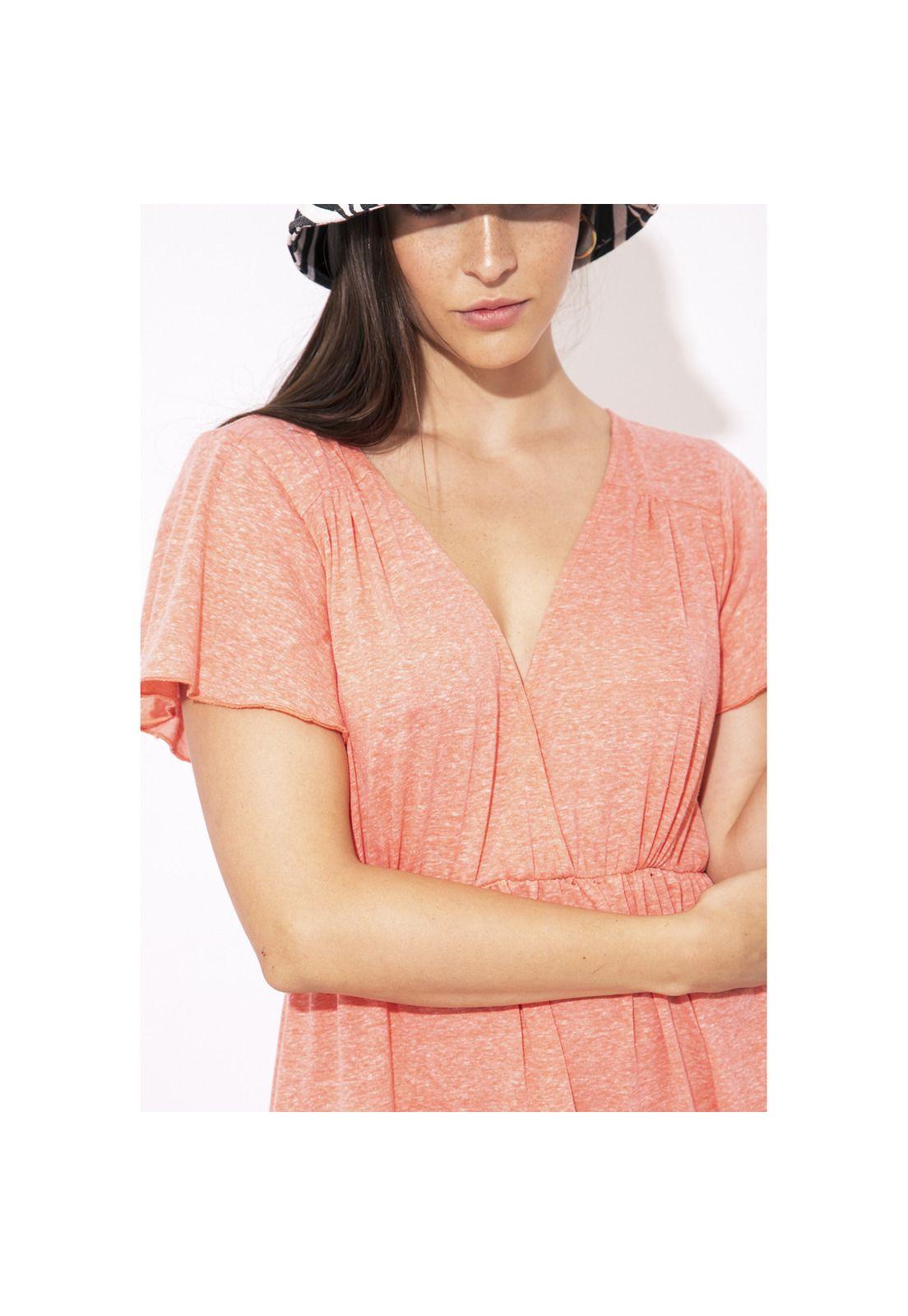 VESTIDO MÉROPE ABERTURA ESPALDA CORAL-3