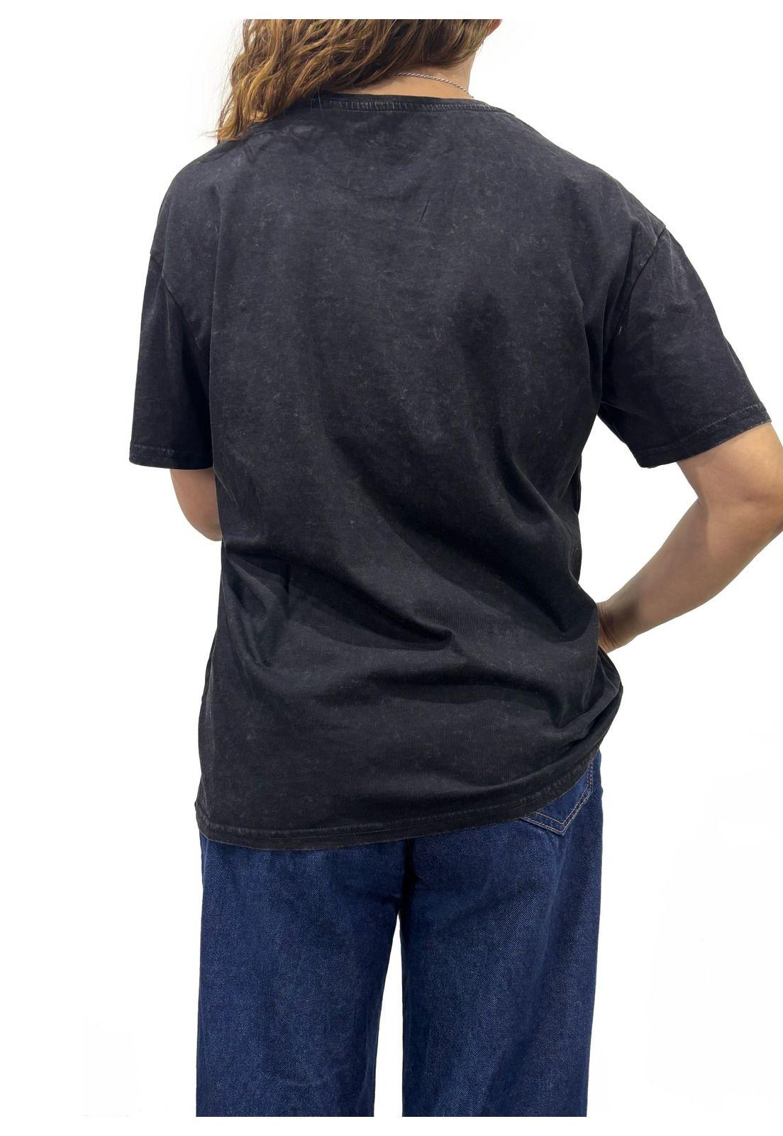 POLERA IKER REGULAR ESTAMPADA NEGRO EFESIS-2