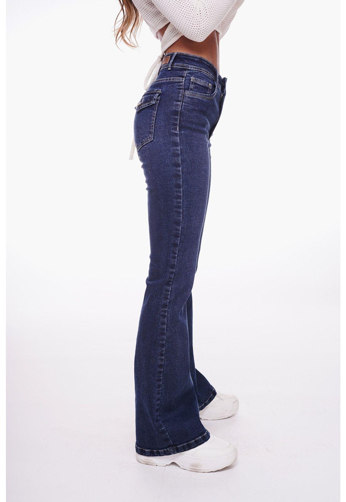 Jeans Feel Flare Bolsillo C/ Tapetas-2