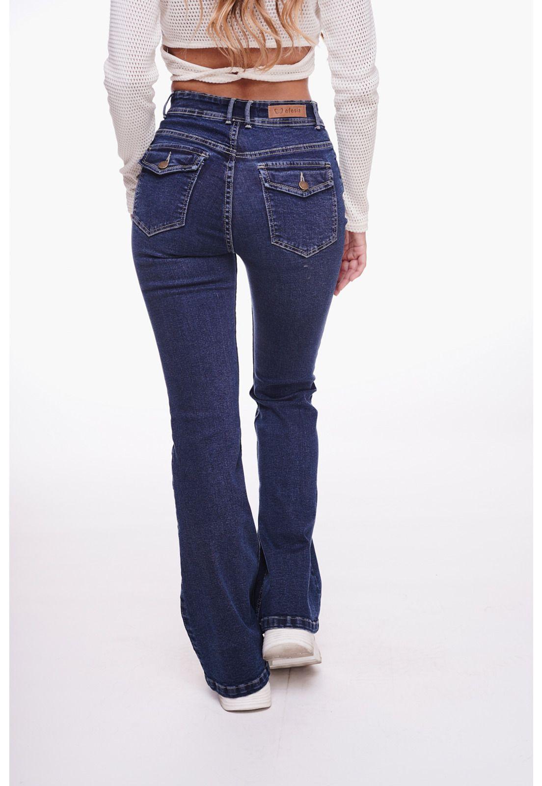 Jeans Feel Flare Bolsillo C/ Tapetas-3