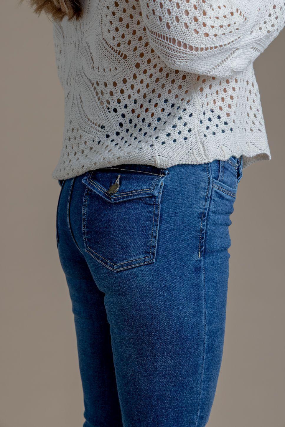 Jeans Feel Flare Bolsillo C/ Tapetas-4