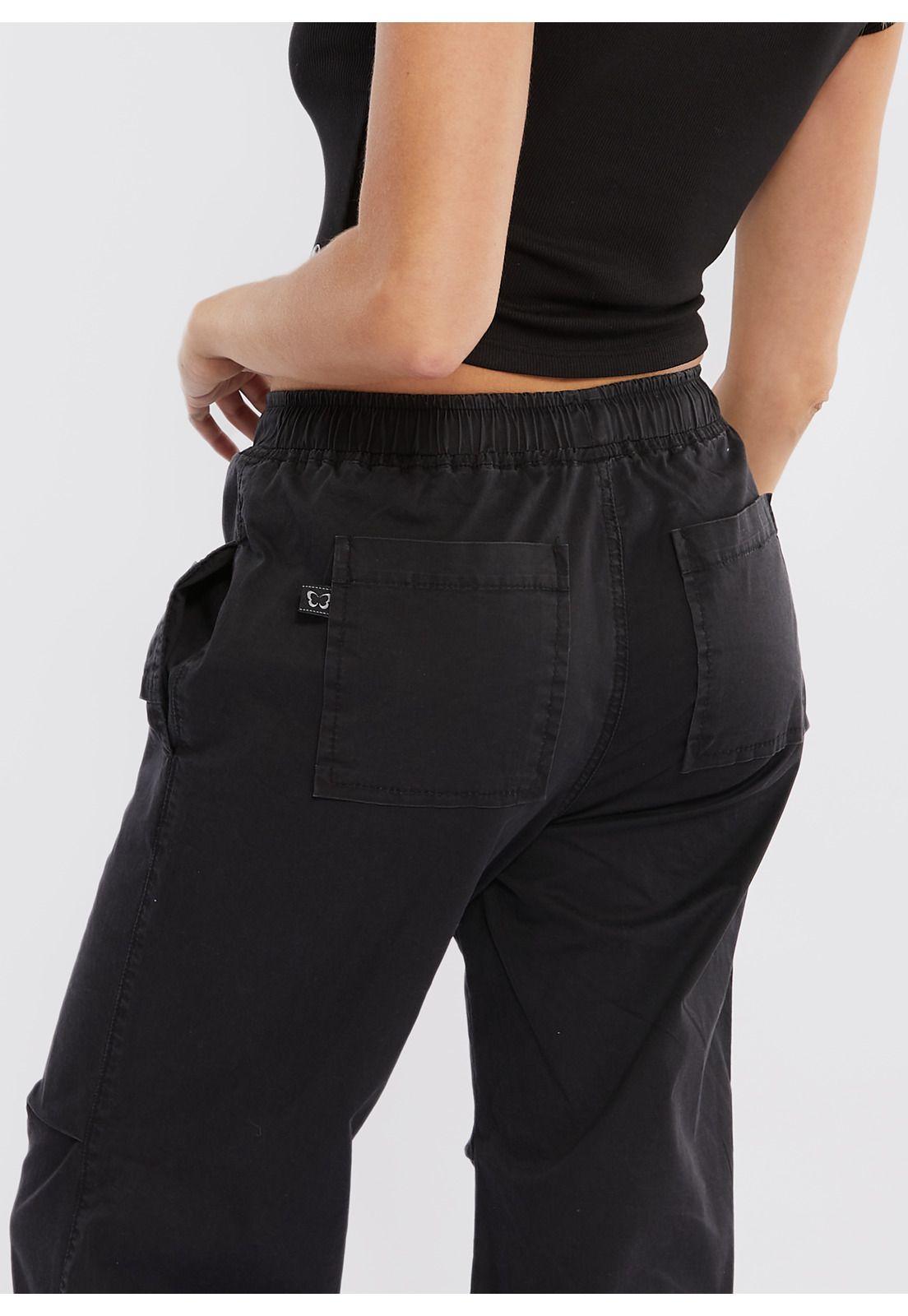 Pantalón Ulani Invierno Parachute Negro Efesis-3