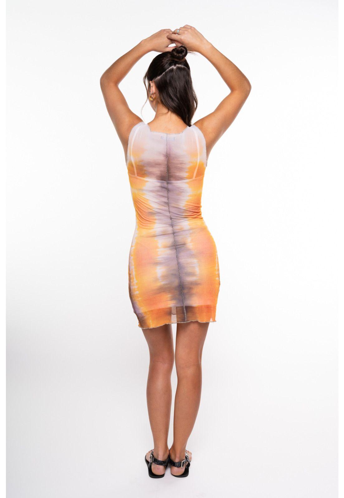 Vestido Tayri Malla Estampada Multicolor Efesis-3