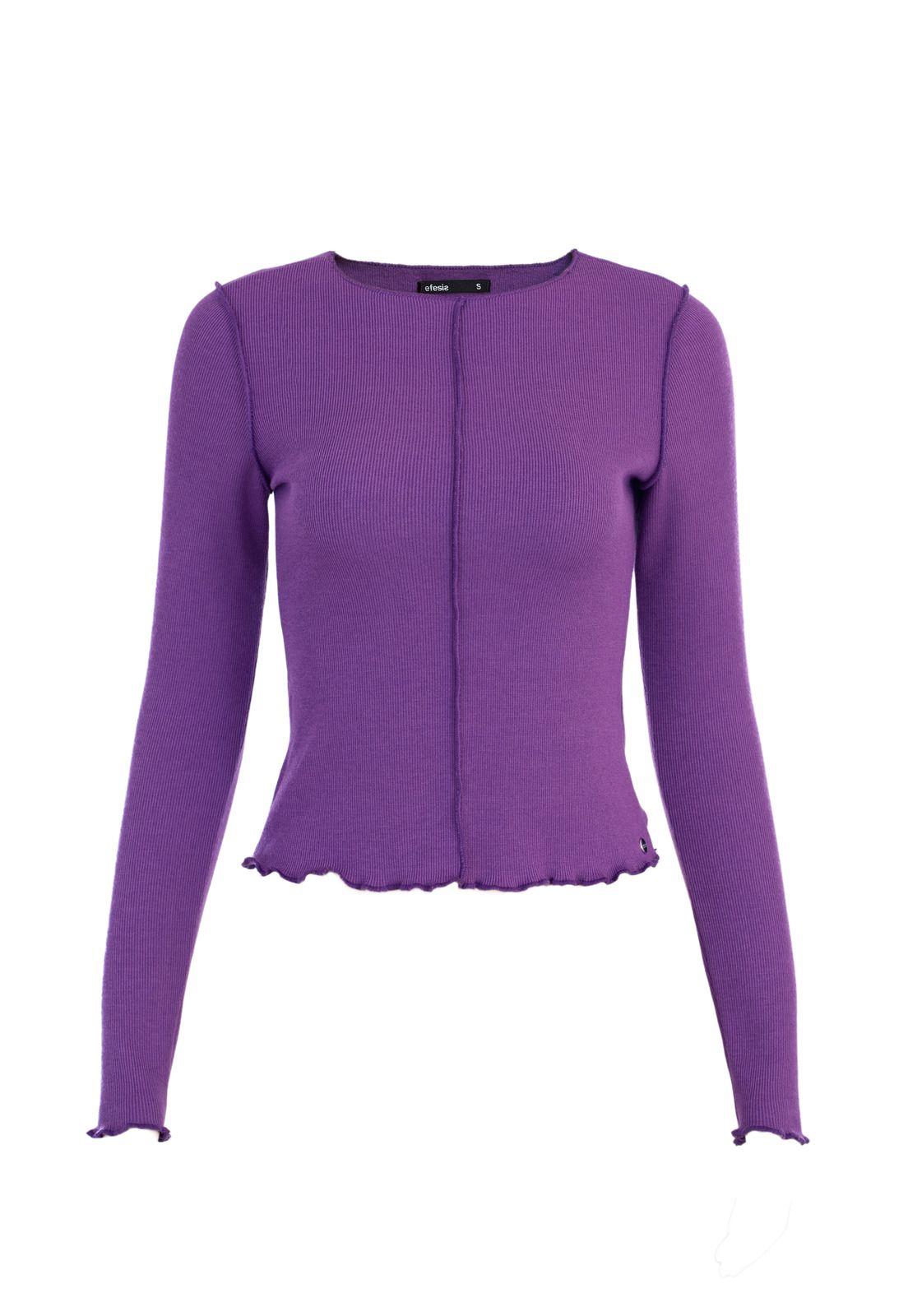 Polera Luna Regular Rulet Básica Morada Efesis-4